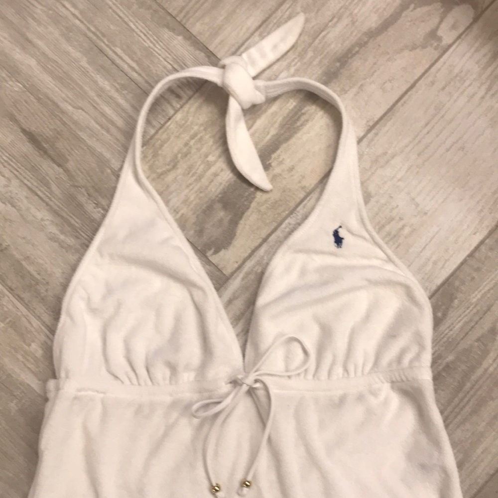 RALPH LAUREN Terry Cloth Swimsuit coverup